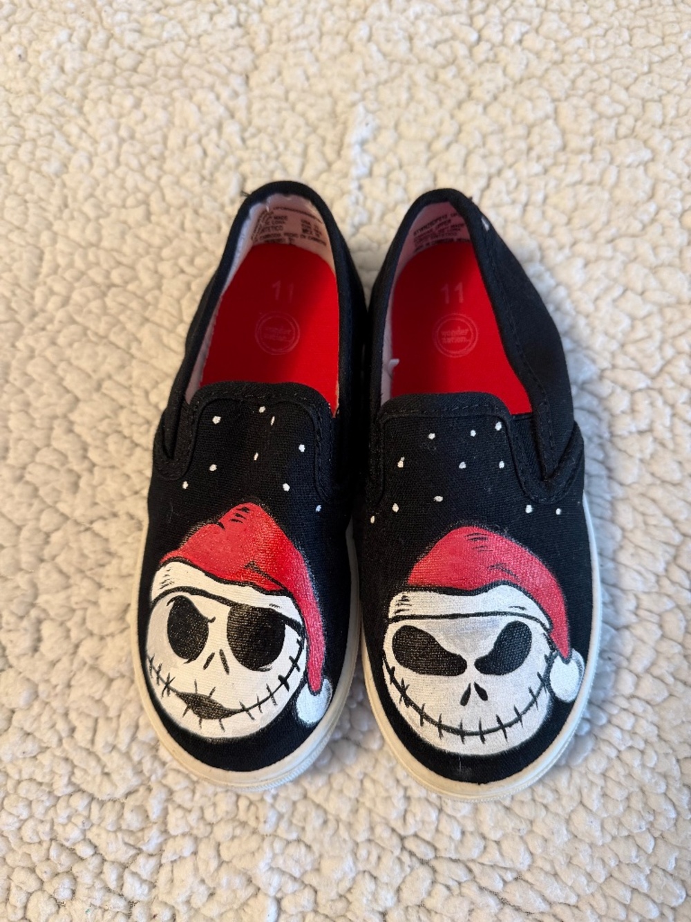 The Nightmare before Christmas Jack Skeleton shoes size 11
